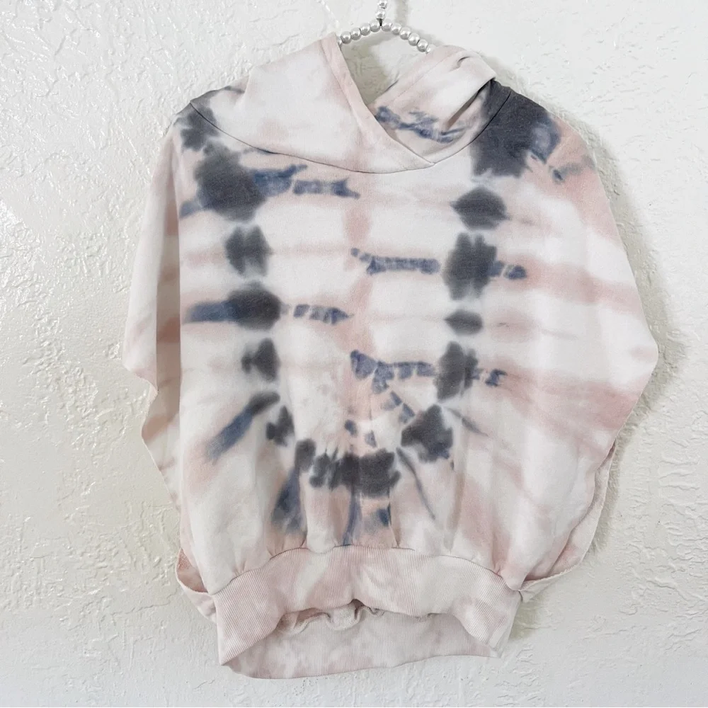 Young Fabulous & Broke Tie Dye Cutoff Carla Hoodie - Picture 4 of 7